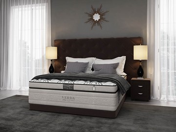 Кровать 2-спальная Style/Basement 160х200, Флок (Велсофт Спелая слива) в Черкесске