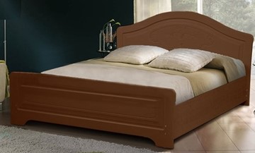 Кровать 1.5-спальная Ивушка-5 2000х1200 с высоким изножьем, цвет Итальянский орех в Черкесске