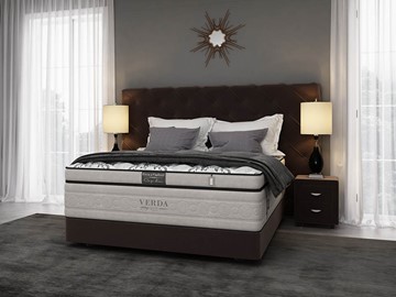 Кровать в спальню Style/Podium M 160х200, Флок (Велсофт Спелая слива) в Черкесске