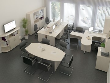 Комплект офисной мебели Комфорт (дуб шамони) в Черкесске