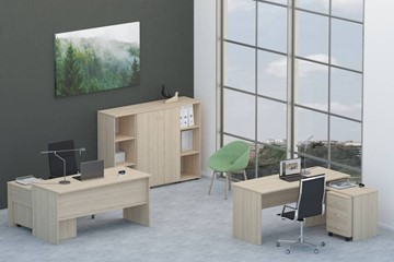 Мебель для персонала Twin для 2 сотрудников со шкафом для документов в Черкесске