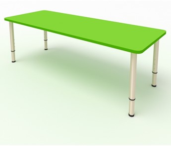 Стол для детей 2-местный  (по одну сторону столешн.) СДО-2 (0-3) зеленый в Черкесске