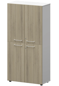 Шкаф с 4-мя дверьми Kortez СМШ48.2.28F, Кронберг/белый брилиант в Черкесске
