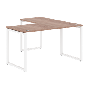 Письменный стол угловой левый XTEN-Q Дуб-сонома- белый XQCT 1415 (L) (1400х1500х750) в Черкесске