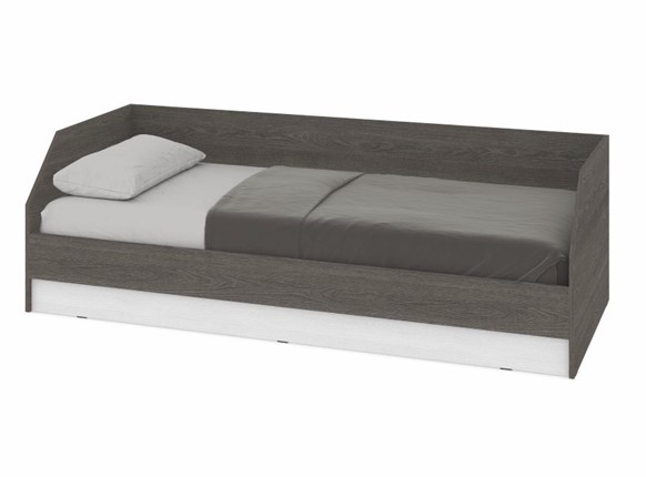 Подростковая кровать О81, Анкор темный - Анкор светлый в Черкесске - изображение