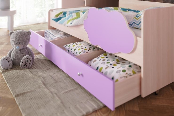 Детская двухъярусная кровать Соник 1.6 с ящиком, Ясень Шимо в Черкесске - изображение 1