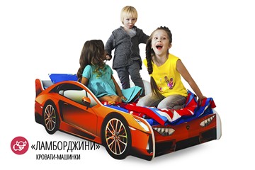 Кровать-машина детская Lamborghini в Черкесске - предосмотр 4