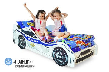 Кровать-машина детская Полиция в Черкесске - предосмотр 4