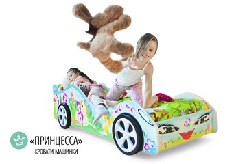 Детская кровать-машина Принцесса в Черкесске - предосмотр 3