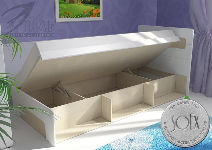 Кровать детская с подъемным механизмом Палермо-Юниор без вставок в Черкесске - изображение 2