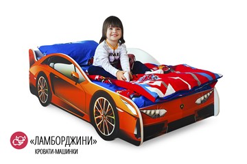 Кровать-машина детская Lamborghini в Черкесске - предосмотр 1