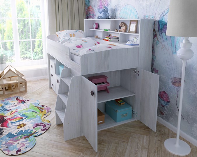 Детская кровать-чердак Малыш-5, цвет Винтерберг в Черкесске - изображение 6