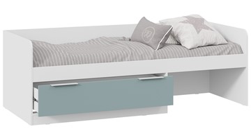 Кровать в детскую Марли Тип 1 (Белый/Серо-голубой) в Черкесске - предосмотр 1