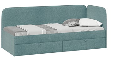 Кровать детская Молли тип 1 (80), Микровелюр Scandi Indigo 11 в Черкесске