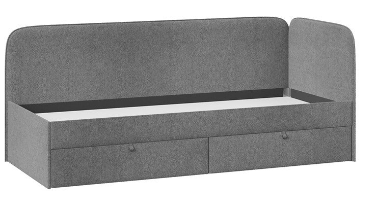 Кровать в детскую Молли тип 1 (90), Микровелюр Scandi Graphite 22 в Черкесске - изображение 2