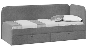 Кровать в детскую Молли тип 1 (90), Микровелюр Scandi Graphite 22 в Черкесске - предосмотр