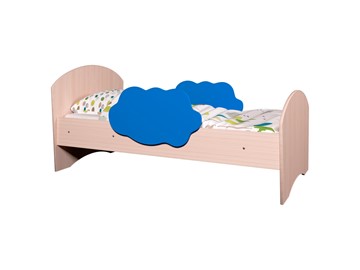 Детская кровать Тучка, корпус Дуб млечный, фасад Синий в Черкесске