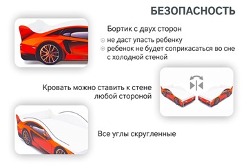 Кровать-машина детская Lamborghini в Черкесске - предосмотр 7