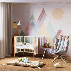 Детская кровать POLINI Kids Simple 120 Белый / Бук в Черкесске - предосмотр 9