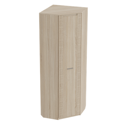 Шкаф угловой Элана, Дуб сонома 720х720х208 в Черкесске - изображение