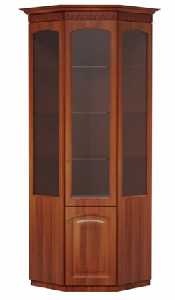 Угловой шкаф Гармония-4, витрина МЦН в Черкесске - изображение