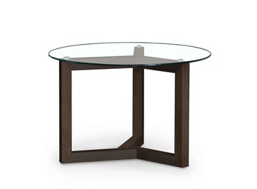 Круглый столик Оникс-8, Венге/Прозрачное стекло в Черкесске