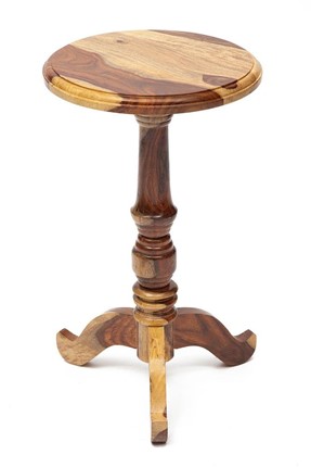 Столик кофейный Бомбей - 0237 палисандр, 35*35*60, натуральный (natural) арт.10046 в Черкесске - изображение