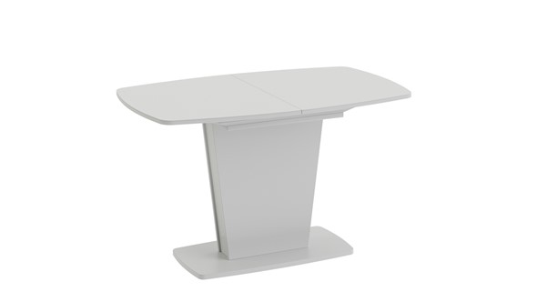 Обеденный раздвижной стол Честер тип 2, цвет Белый/Стекло белый глянец в Черкесске - изображение