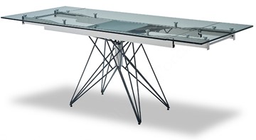 Кухонный стол раскладной T-041 (140) прозрачный в Черкесске - предосмотр 3