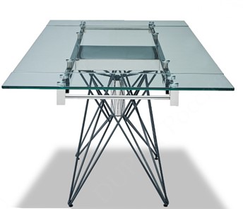 Кухонный стол раскладной T-041 (140) прозрачный в Черкесске - предосмотр 4