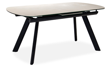 Кухонный стол раскладной Шамони 2CQ 160х90 (Oxide Avorio/Графит) в Черкесске - предосмотр