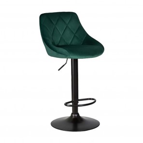 Барный стул с мягкой спинкой Престиж  WX-2397 велюр зеленый в Черкесске