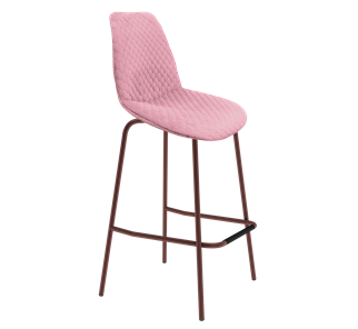 Барный стул SHT-ST29-С22 / SHT-S29P (розовый зефир/медный металлик) в Черкесске