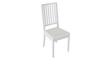 Обеденный стул Родос 2 (Белый матовый/тк № 166) в Черкесске