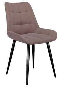 Кухонный стул 206М, микровелюр B5 latte, ножки черные в Черкесске - предосмотр