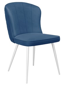 Мягкий стул 209, микровелюр B8 blue, ножки белые в Черкесске - предосмотр