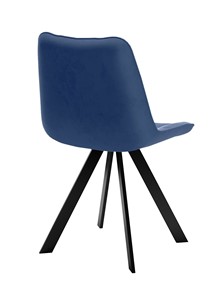 Обеденный стул 229 Поворотный, Микровелюр B8 BLUE  / опоры черные в Черкесске - предосмотр 3