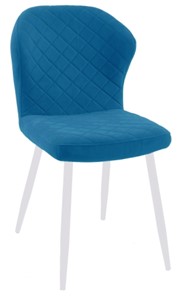 Мягкий стул 239 синий, ножки белые в Черкесске