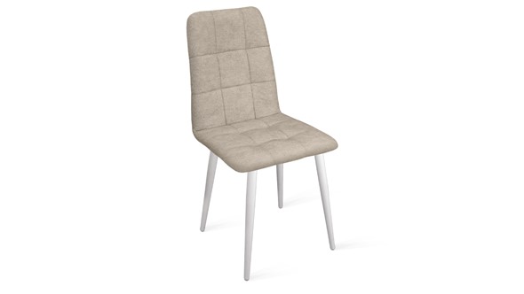 Кухонный стул Аспен К1С (Белый матовый/Микровелюр Duna Brilliant) в Черкесске - изображение