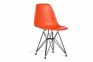 Обеденный стул DSL 110 Black (оранжевый) в Черкесске