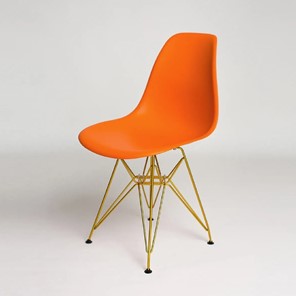 Обеденный стул DSL 110 Gold (оранжевый) в Черкесске