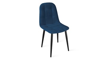 Кухонный стул Райс К1С (Черный муар/Велюр Confetti Blue) в Черкесске