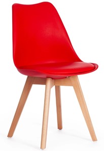 Обеденный стул TULIP (mod. 73) 48,5х52,5х83 красный арт.14208 в Черкесске