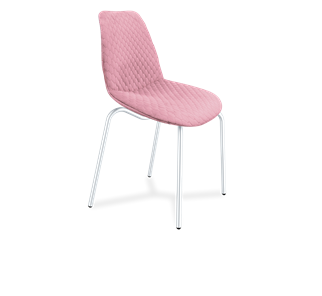 Обеденный стул SHT-ST29-С22 / SHT-S130 HD (розовый зефир/хром лак) в Черкесске