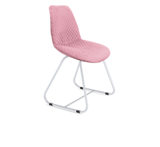 Обеденный стул SHT-ST29-С22 / SHT-S38 (розовый зефир/хром лак) в Черкесске
