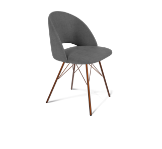Обеденный стул SHT-ST34 / SHT-S37 (платиново-серый/медный металлик) в Черкесске