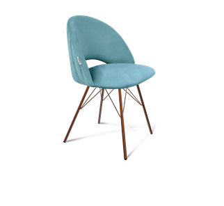 Обеденный стул SHT-ST34-1 / SHT-S37 (голубая пастель/медный металлик) в Черкесске
