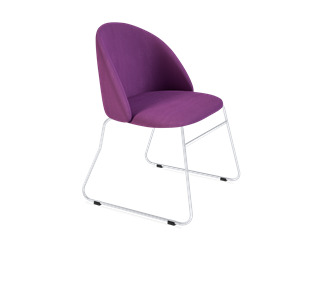 Обеденный стул SHT-ST35 / SHT-S167 (ягодное варенье/хром лак) в Черкесске