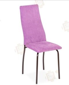 Кухонный стул Волна, каркас металл коричневый, инфинити фиолетовый в Черкесске