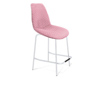 Полубарный стул SHT-ST29-С22 / SHT-S29P-1 (розовый зефир/хром лак) в Черкесске